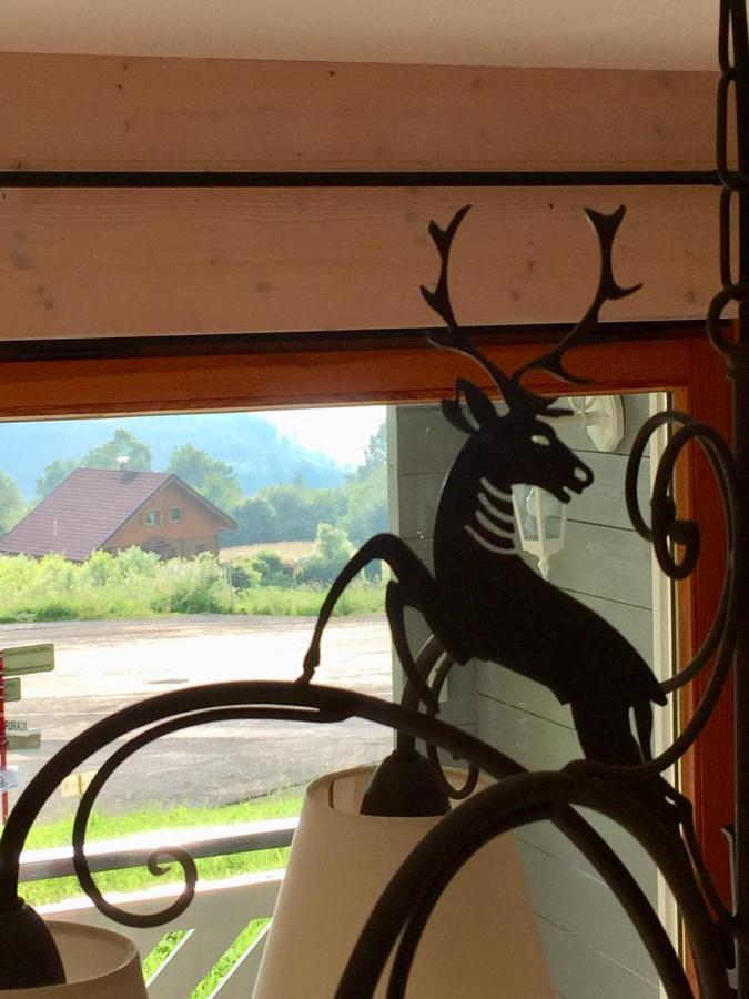 Chalet Le Flocon Bleu - Mauselaine Avec Vue Sur Le Lac De Gerardmer Ngoại thất bức ảnh
