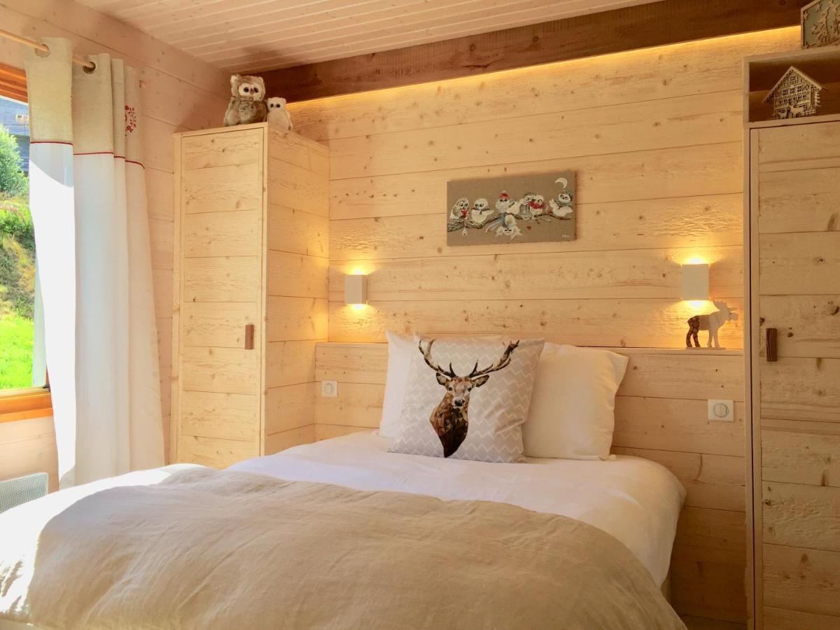 Chalet Le Flocon Bleu - Mauselaine Avec Vue Sur Le Lac De Gerardmer Ngoại thất bức ảnh