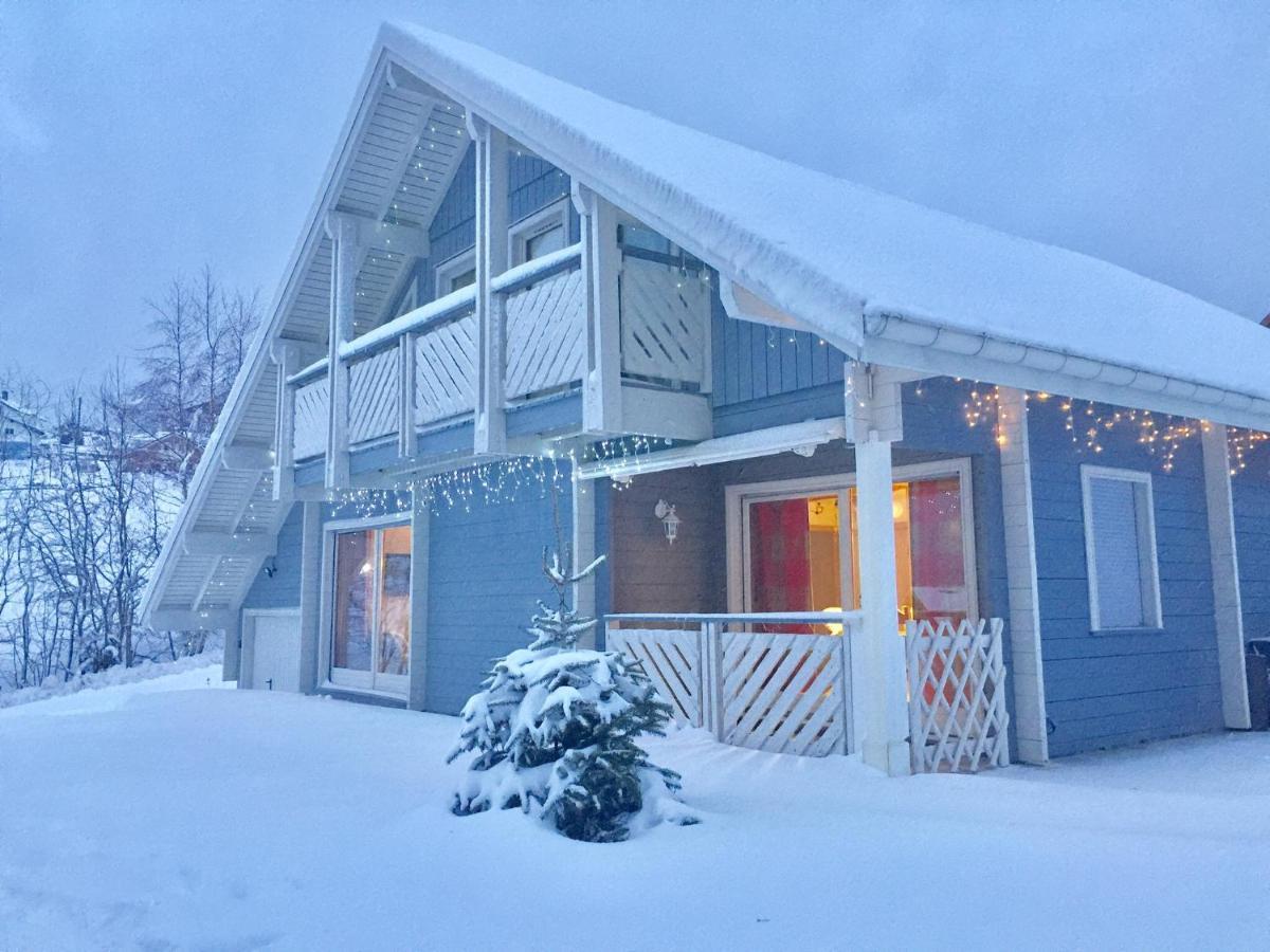 Chalet Le Flocon Bleu - Mauselaine Avec Vue Sur Le Lac De Gerardmer Ngoại thất bức ảnh
