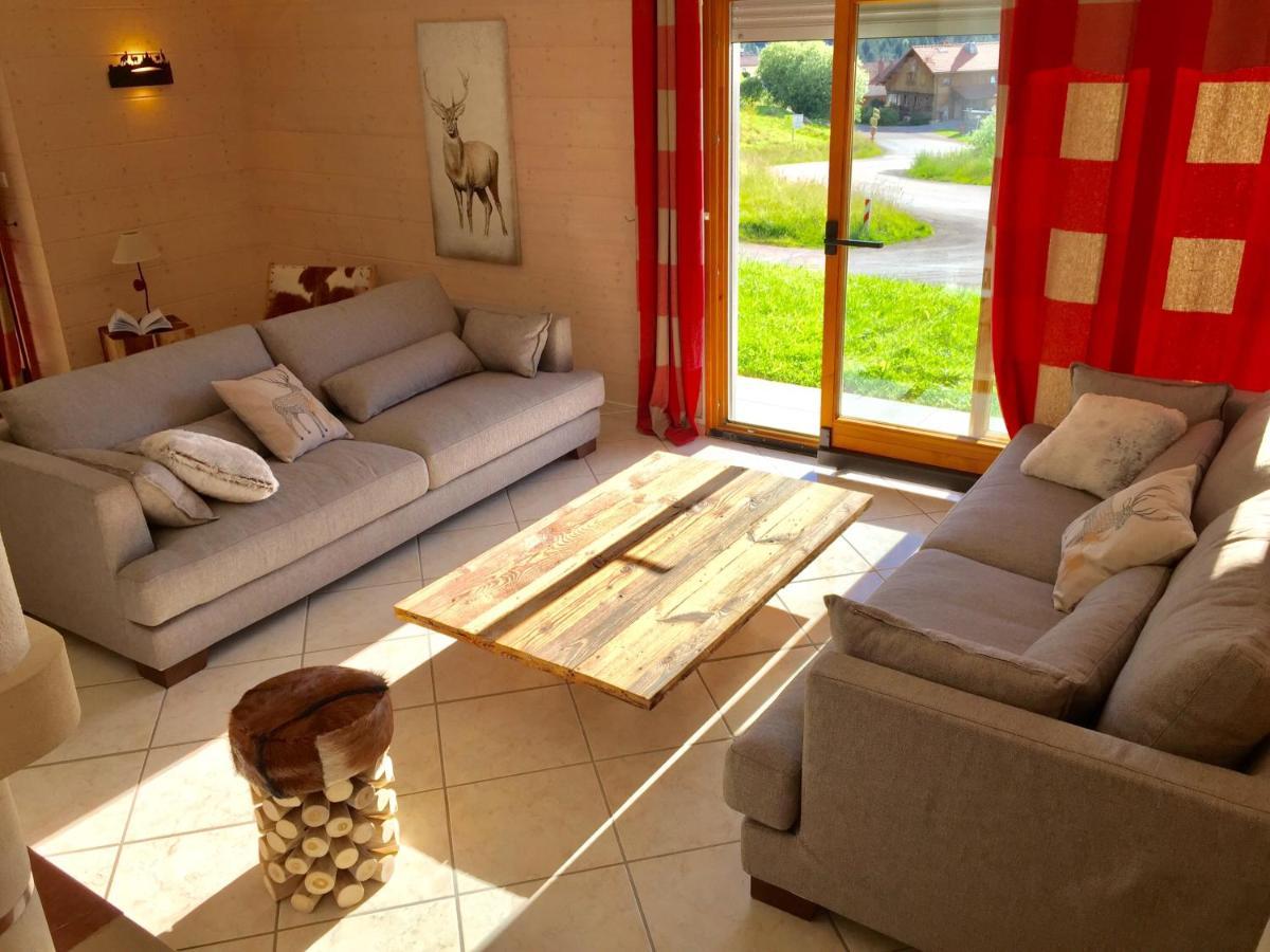 Chalet Le Flocon Bleu - Mauselaine Avec Vue Sur Le Lac De Gerardmer Ngoại thất bức ảnh